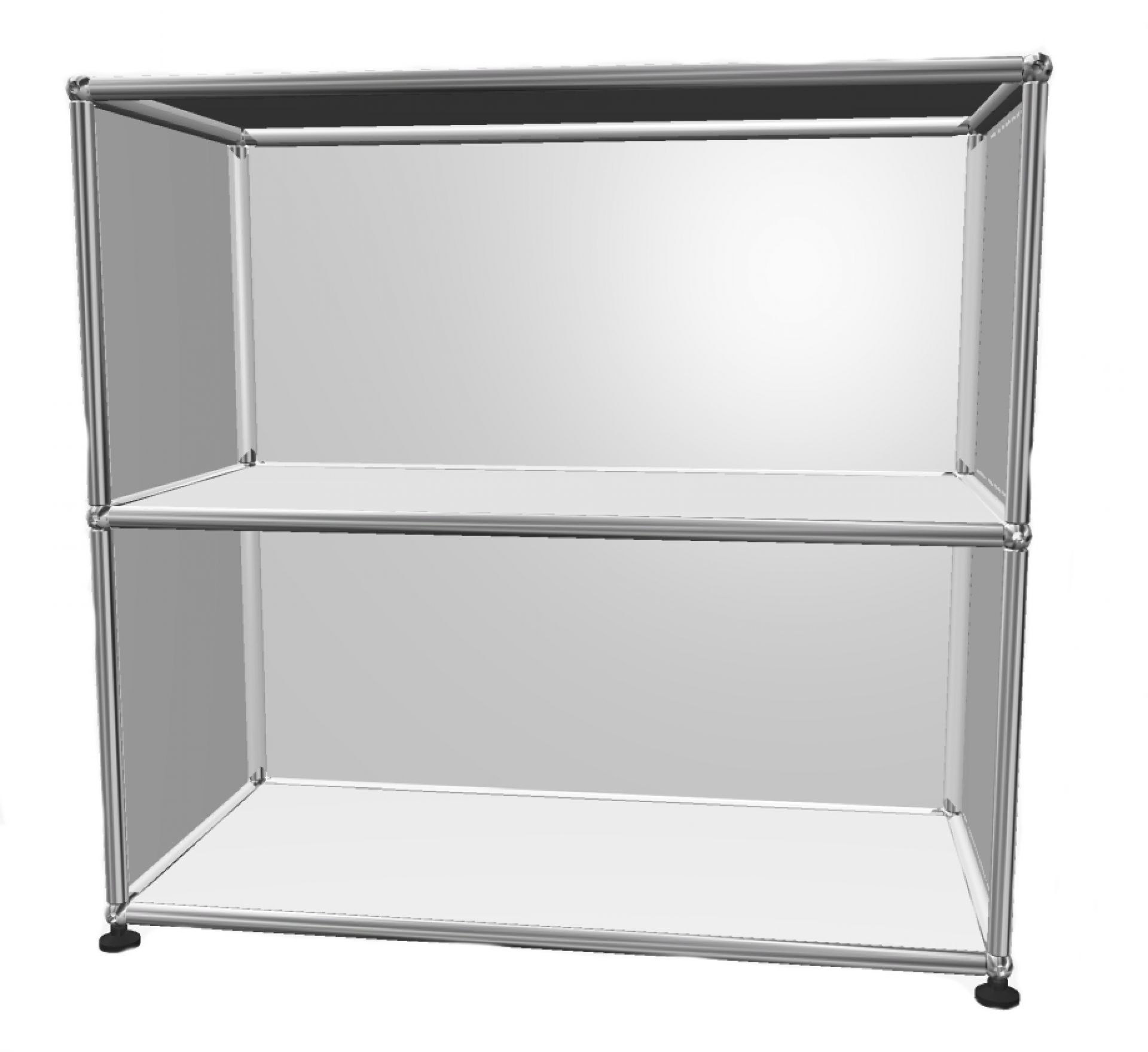 USM Haller Regal Offen H 75 cm Reinweiß - FAST DELIVERY